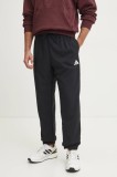 adidas pantaloni de trening M STANFRD E PT culoarea negru, neted, JD1833