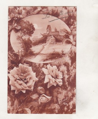 bnk cp Felicitare - circulata 1928 foto