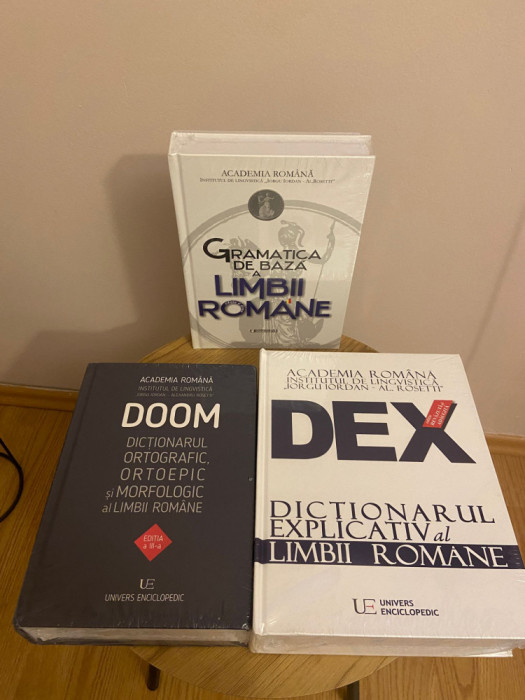 DEX, DOOM 3, Gramatica limbii rom&acirc;ne, caiet de exerciții, ultimele ediții, noi