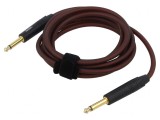 Cablu Jack 6,3mm 2pin 3m Maro