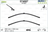 Set lamela stergator Valeo Silencio FlatBlade OE 650 500 mm
