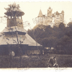 3647 - BRAN, Brasov, Dracula Castle, Romania - old postcard, real Photo - used