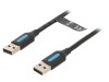 Cablu USB 2.0 A-A Nichelat 0,25m, Vention
