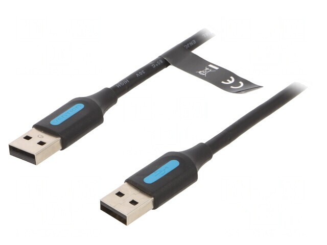 Cablu USB 2.0 A-A Nichelat 0,25m
