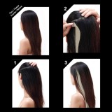 Extensie Păr Drept cu Clips, Blond, 58cm, Oem