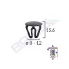 Clips Universal Negru Set 25 Buc 134278 10140-RMX