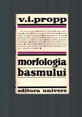 V. I. Propp - Morfologia basmului foto