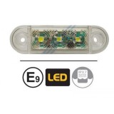 Led Lampi de marcaj Remorca Camion Caravana Alb E9 12v 24v