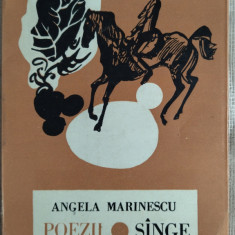 ANGELA MARINESCU - SANGE / SINGE ALBASTRU (POEZII) [volum de debut, EPL 1969]