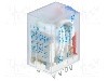 Releu electromagnetic, 24V DC, 5A, 4PDT, serie LB4HN, Recoy/RAYEX ELECTRONICS - LB4HN-24DTS