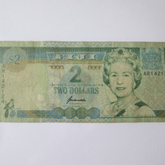Fiji 2 Dollars 1996,bancnota din imagini