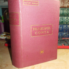 OCTAV MINAR - FILOZOFUL CONTA , OPERE COMPLECTE , EDITIA 1-A , 1910