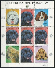 Paraguay 1986 Mi 4018 klb MNH - Caini foto
