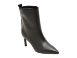Botine elegante EPICA negre, ZJ260H, din piele naturala