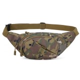 Borseta Sport, Zamo&reg;, Material Impermeabil, 4 Fermoare, Talie Reglabila, Dimensiune 34x14x8cm, Camuf