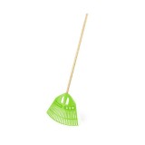 Cumpara ieftin Grebla pentru frunze, gradina, coada lemn, verde, 49.6x42&nbsp;cm,&nbsp;182 cm, Expert