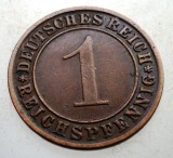 B.212 GERMANIA WEIMAR 1 REICHSPFENNIG 1934 A