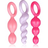 Satisfyer BOOTY CALL set de butt plug-uri Color 3 buc