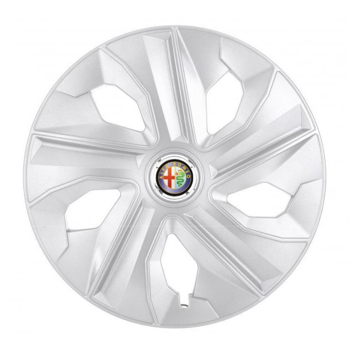 Set 4 Capace Roti pentru Alfa Romeo, model Luna Gray, R14
