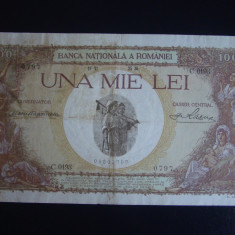 Bancnota 1000 lei 1936 ROMANIA - SUPRATIPAR