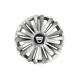 Set 4 capace roti Cu Inel Cromat Royal R15 pentru gama auto Dacia