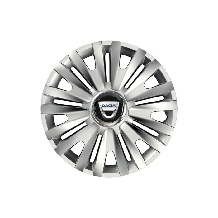 Set 4 capace roti Cu Inel Cromat Royal R14 pentru gama auto Dacia