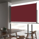 VidaXL Copertină laterală retractabilă de terasă, roșu, 140 x 300 cm
