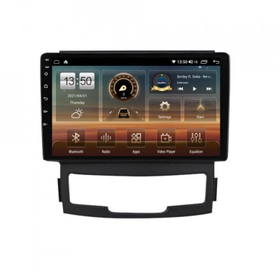 Navigatie dedicata cu Android Ssangyong Korando 2010 - 2013, 4GB RAM, Radio GPS foto