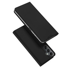 Husa flip samsung galaxy a25 5g, dux ducis skin pro, smart pro magnet, negru foto