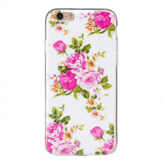 Husa Apple iPhone 6 iPhone 6S Fosforescent model Roses, Silicon, TPU foto