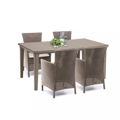 Curver Set de mobilier de gradina Futurowa 4 &amp;icirc;n 1 Mobalis Homvera foto