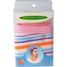 Turban cosmetic multicolor de baie pentru măști de păr