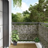 Paravan de balcon cu aspect de piatră, 700x120 cm, PVC