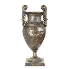 Urna greceasca din fonta cu finisaj bronz HA-6
