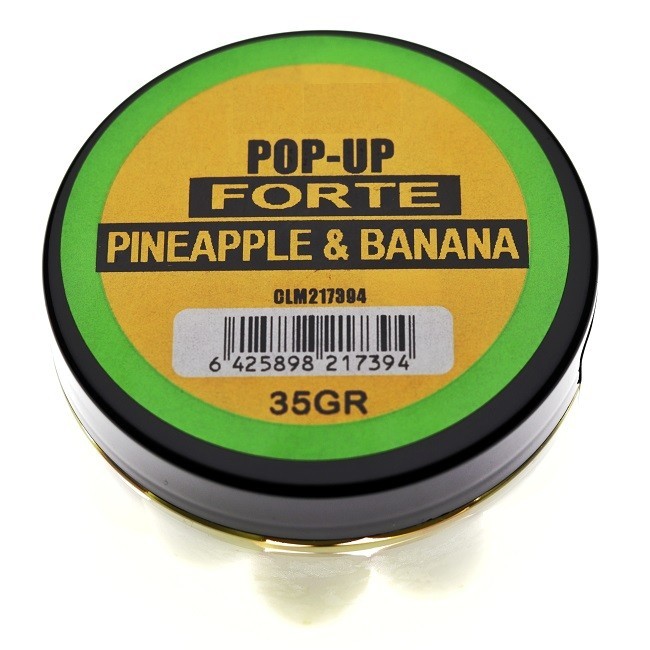 Pop Up Claumar Forte Pineapple &amp; Banana Yellow 35Gr 16mm