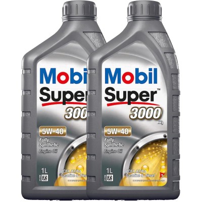 Pachet 2 litri Ulei Mobil Super 3000 X1 5W40 foto