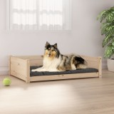 Gossi pat pentru caini, 95,5x65,5x28 cm, lemn masiv de pin