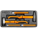 Set ciocane si dalti NEO TOOLS, 5 piese, modul pentru atelier