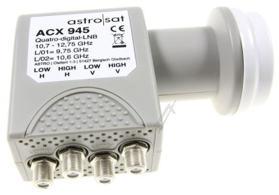 ACX 945 QUATRO-UNIVERSAL-LNC, 40 MM AUFNAHME, F&amp;Uuml;R OFFSET-PARABOLANTE 00310945 ASTRO foto