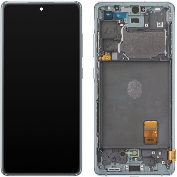 Display cu Touchscreen Samsung Galaxy S20 FE G780, cu Rama, Verde (Cloud Mint), Service Pack GH82-24220D