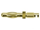 Mufă banană 4mm aurit M5 32A 70VDC