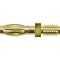 Mufă banană 4mm aurit M5 32A 70VDC