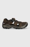 Teva sandale Sandały Teva Omnium 2 Leather 1019179 TKCF bărbați, culoarea negru 1019179.TKCF-tkcf