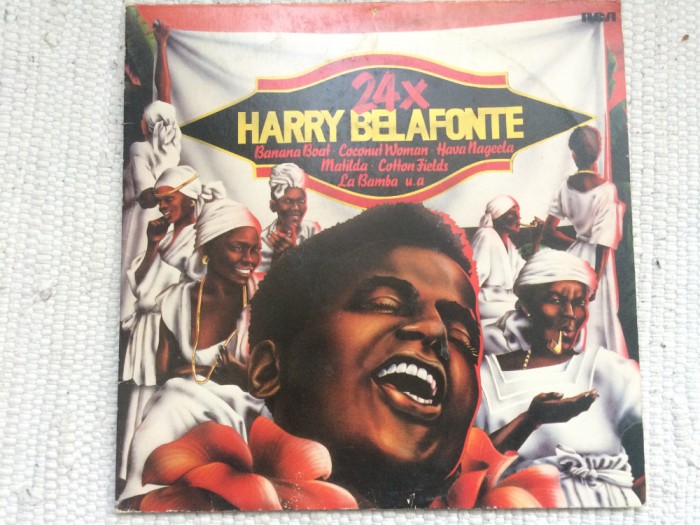 Harry Belafonte 24 X Harry Belafonte dublu disc vinyl 2 lp muzica latin pop latino soul RCA germany