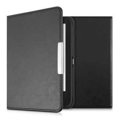 Husa pentru Tolino Shine 2 HD, Piele ecologica, Negru, 36166.01 foto