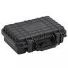 Bagaj de zbor portabil vidaXL, negru, 30x22x10 cm, PP, ABS, cutie transport rezistenta la socuri, insertie spuma, valiza mica
