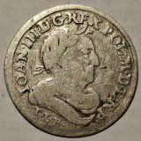 Polonia 6 groschen 1681 / TLB/ Cracovia argint Ioan lll Sobieski