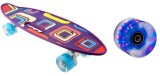 Skateboard cu Maner, 60x11x11cm, cu Roti Led, Diferite Modele
