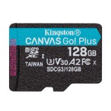 128GB microSDXC Canvas Go Plus 170R A2 U3 V30 Single Pack w/o ADP, &amp;quot;SDCG3/128GBSP&amp;quot; (timbru verde 0.03 lei), Kingston