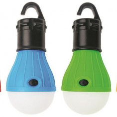 Strend Pro Camping C748, lampă de camping, în formă de bec, 3xAAA, roșu/albastru/verde/portocaliu, 12 buc.